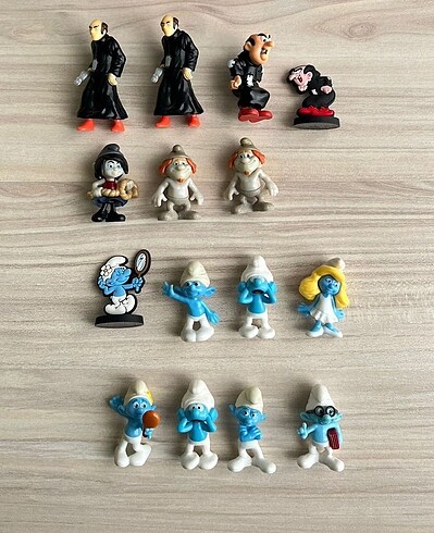 Şirinler Kinder Toto oyuncak figür