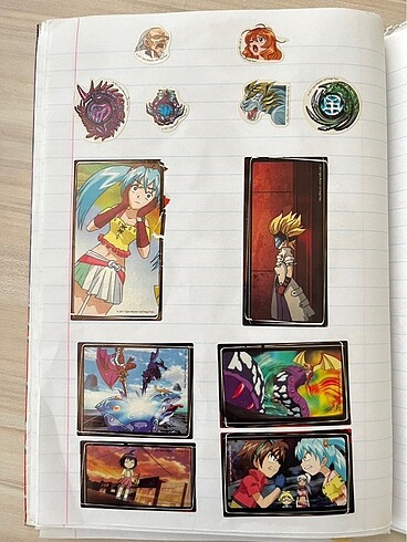 Bakugan çıkartma sticker panini - Görsel 2