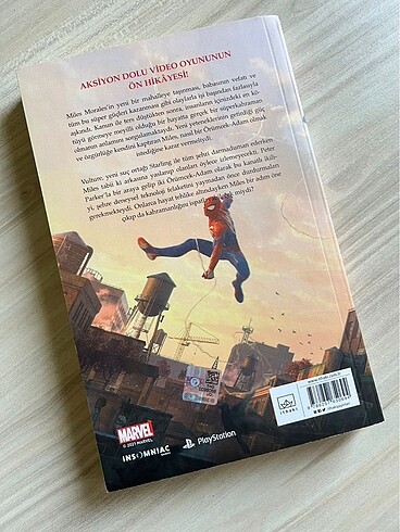 Beden Spiderman Miles morales kitap ithaki