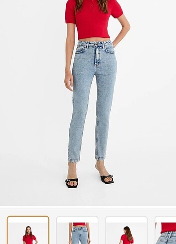 Stradivarius mom jean