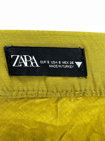 s Beden yeşil Renk Zara Mini Etek %70 İndirimli.