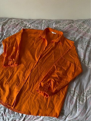 Turuncu Oversized gömlek
