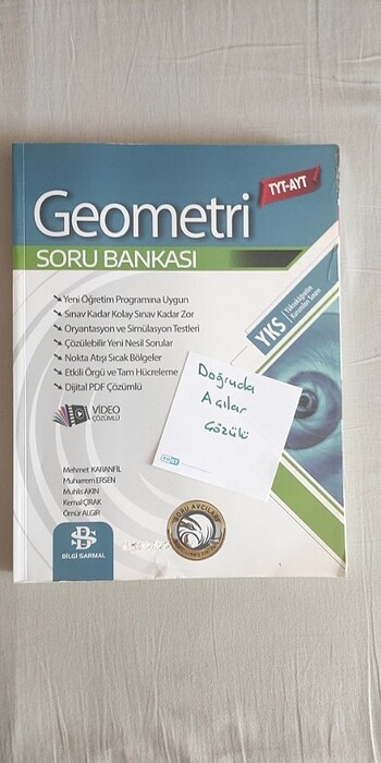  Bilgi Sarmal Ayt-Tyt Geometri Soru Bankası