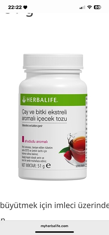 Herbalife çay