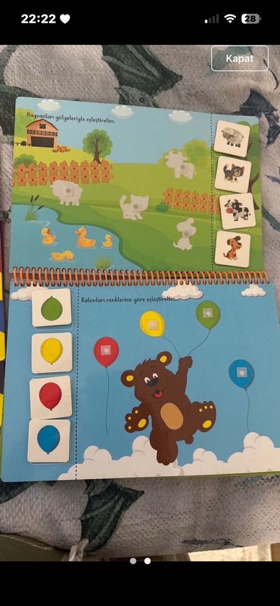 Konuşan ve Cırt Cırtlı Çocuk Kitapları Seti - Görsel 2