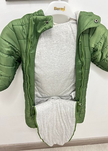 Yeşil Kürklü Bebek  Tulumu - Görsel 2