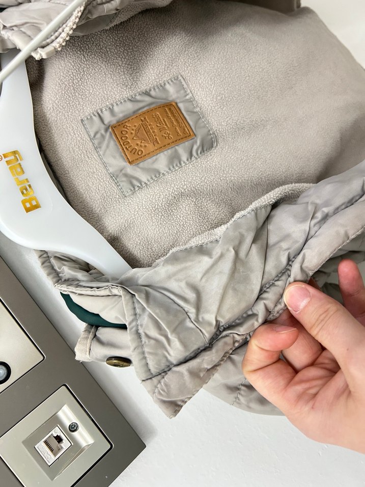 Gri Erkek Çocuk Fermuarlı Mont - Görsel 3