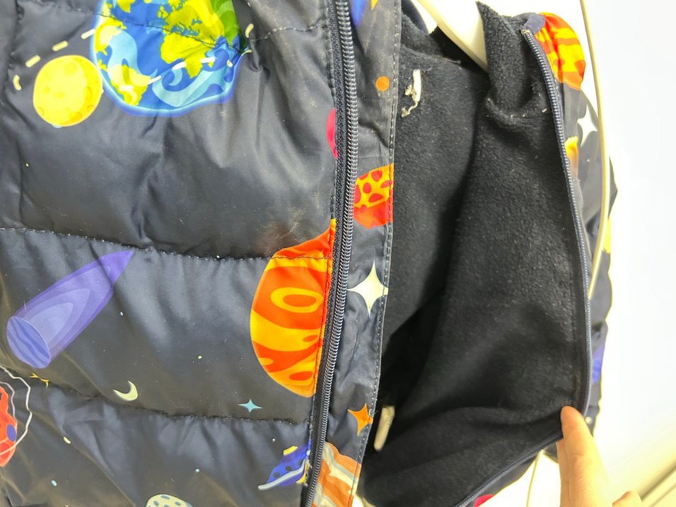 Renkli Desenli Erkek Çocuk Mont - Görsel 3