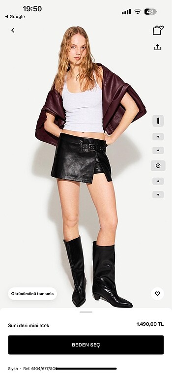 Bershka Bershka Şort Etek- xs