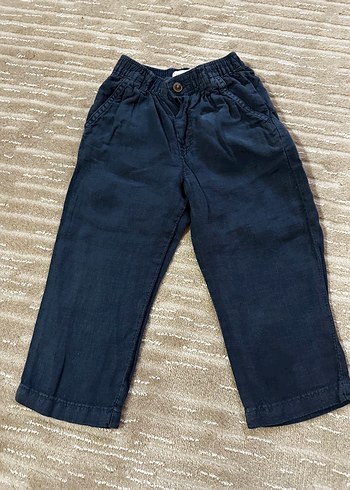 Lacivert Erkek Çocuk Bol Kesim Denim Pantolon