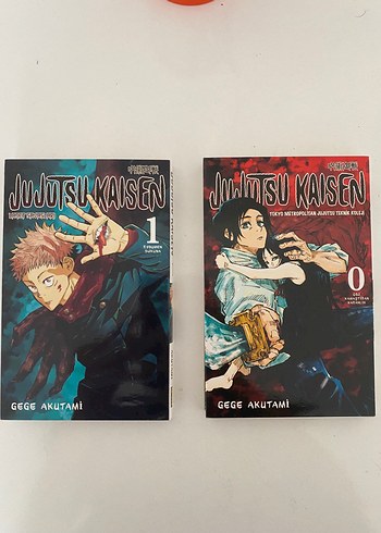 Jujutsu Kaisen Cilt 0 ve 1 Manga Seti