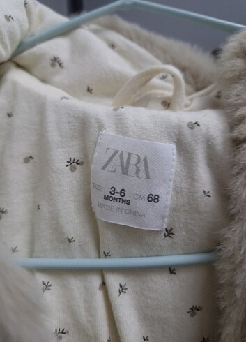 3 Ay Beden kahverengi Renk Zara Bebek Tulum Mont