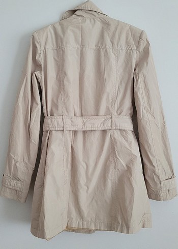 LC Waikiki Bej Midi Kadın Trençkot Düğmeli