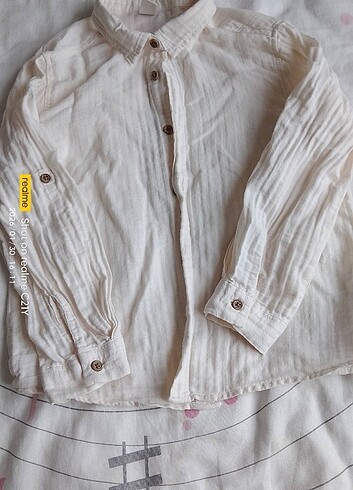 Bal rengi gömlek yeni gibi  - Görsel 3