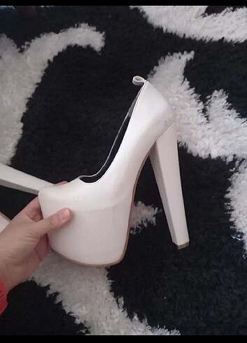 Diğer 16 cm özel uretm 35 numara platform düğün ayakkabısı
