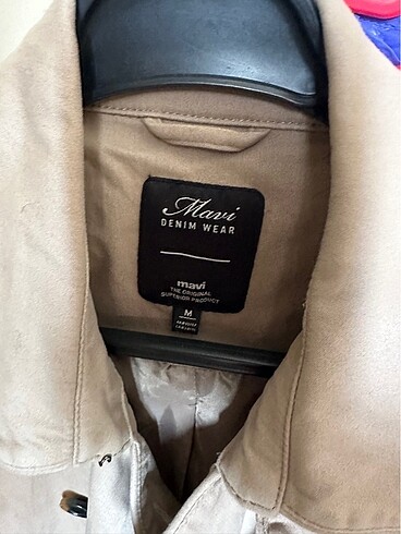 Bej renk kısa trençkot - Görsel 2