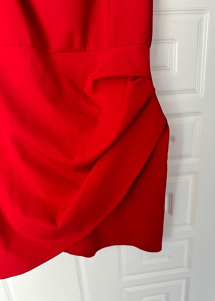 Koton kırmızı elbise - Görsel 3