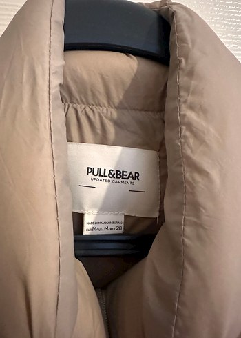 Bej Yüksek Yakalı Kadın Şişme Yelek - Görsel 2