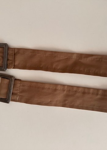 Bej Uzun Kadın Trençkot - Görsel 4