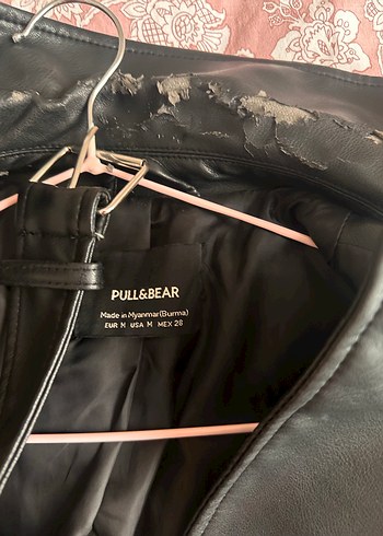 Kadın Siyah Biker Deri Ceket - Görsel 3