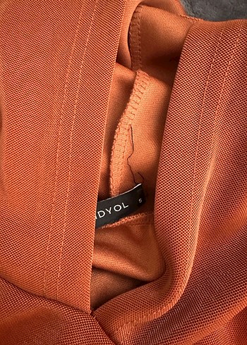 Pembe Yüksek Yakalı Örgü Kadın Kazak - Görsel 3