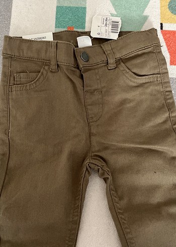 LC Waikiki Erkek Çocuk Kahverengi Pamuklu Dar Paça Pantolon