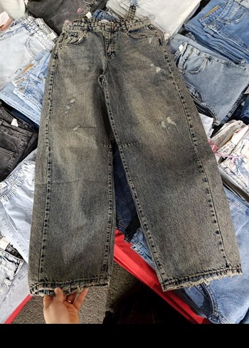 Trendyol & Milla i, Bol Kesim Midi Boy Kadın Denim Pantolon