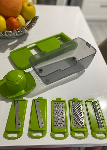 Renkli Plastik Dilimleyici Kesme Aparatı - Görsel 2