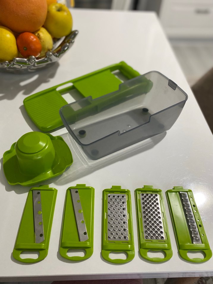 Renkli Plastik Dilimleyici Kesme Aparatı - Görsel 2