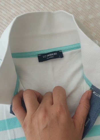 LC Waikiki Erkek Pastel Renkli Çizgili Polo Tişört