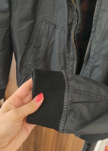 xl Beden siyah Renk erkek mont