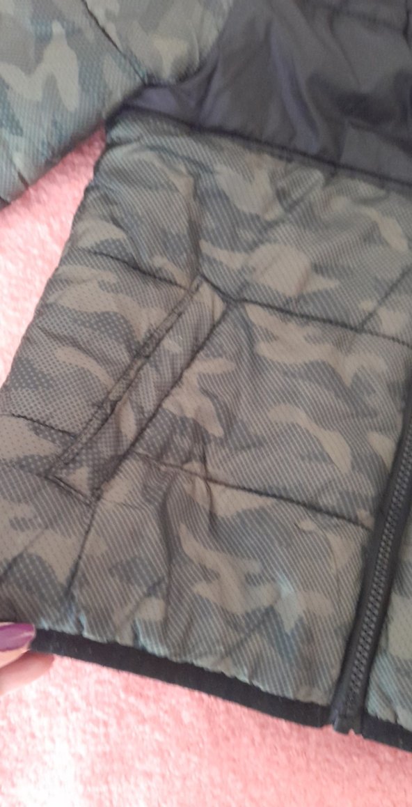 Erkek Çocuk Kamuflaj Kapüşonlu Mont - Görsel 5