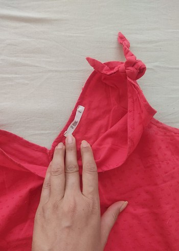 Defacto Pembe V Yaka Fırfırlı Bluz