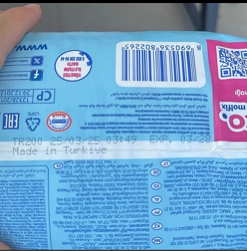 6 Beden: 16+ kg Beden Molfix 6 numara açılmamış paket