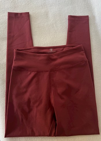 Lumberjack Bordo Kadın Spor Tayt
