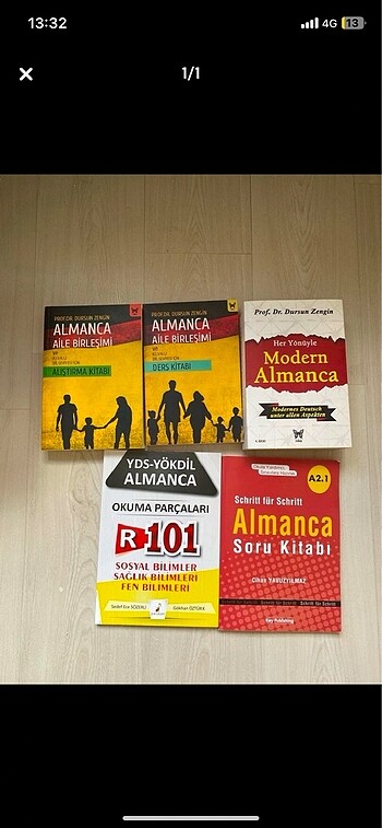 Çiziksiz sıfır Almanca kitapları