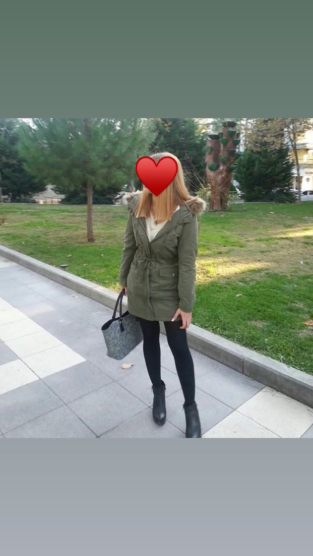 Yeşil parka kaban - Görsel 2