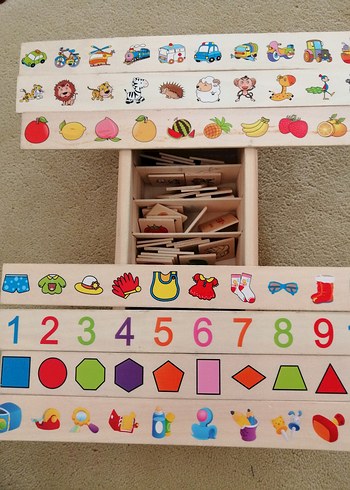 Diger Çok Renkli Eğitici Ahşap Oyuncak - Görsel 5