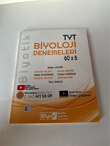 Tyt biyoloji deneme biyotik