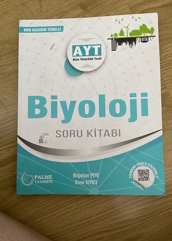 AYT Biyoloji Soru Kitabı Palme Yayınları