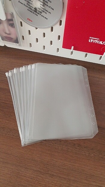 Ağzı kilitli binder sayfası