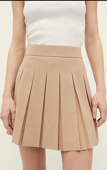 xs Beden Stradivarius pileli etek