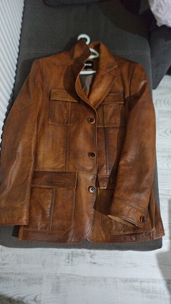 DERİMOD KEVIN (ERKEK) L model CEKET( CAMEL RENK)