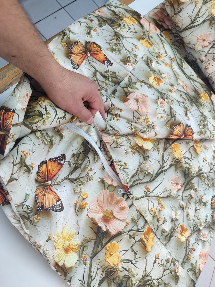 Pastel Renkli Bohem Çiçek Desenli yatak örtüsü - Görsel 3