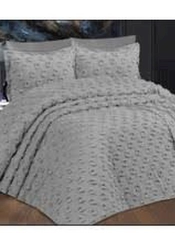 Nakışlı Beyaz Yatak Örtüsü - Görsel 6