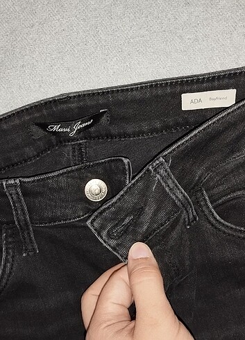 s Beden siyah Renk Mavinin siyah kot pantalonu