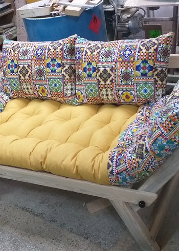  Beden sarı Renk Sarı Minderli Çocuk Yatağı