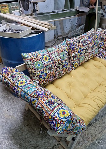 Zara Home Renkli Bohem Desenli Minder ve Kılıf