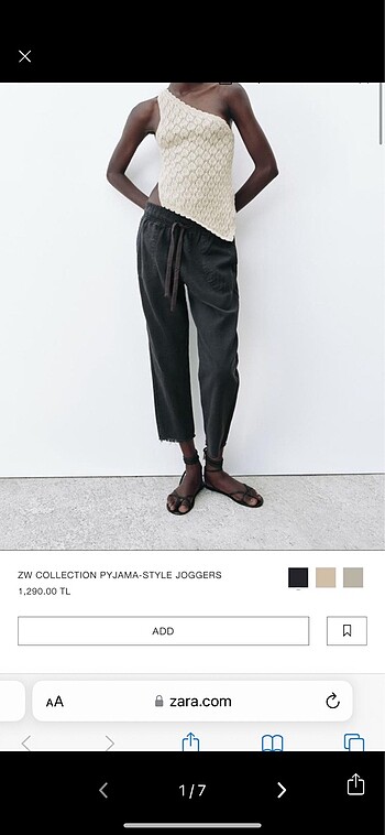 ZW KOLEKSİYONU PİJAMA TARZI JOGGER S