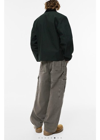 Gri Erkek Kargo Pantolon - Görsel 5